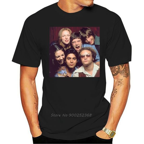 

that 70s show cast white t-shirt men cotton o-neck tshirt hip hop tees harajuku streetwear