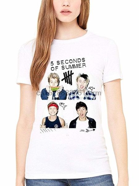 

clothing official 5 seconds of summer 5sos scribbles womens graphic t shirt
