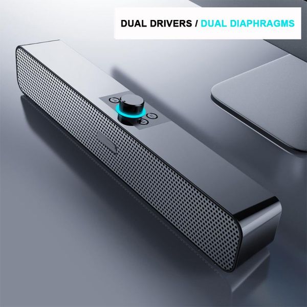 

long bluetooth 4.1 speaker knob deskhome theater computer game small speaker