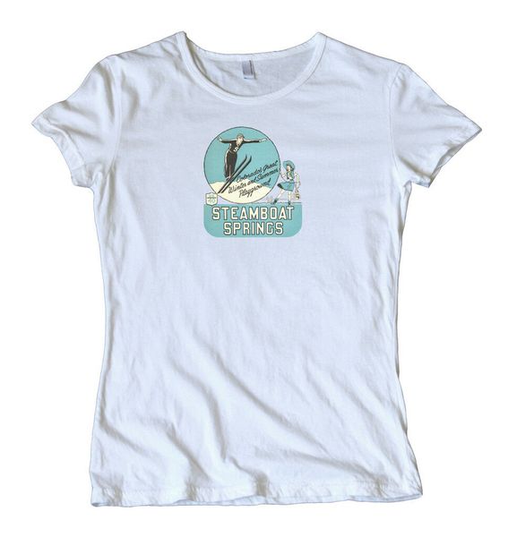 

womens steamboat springs colorado decal t-shirt