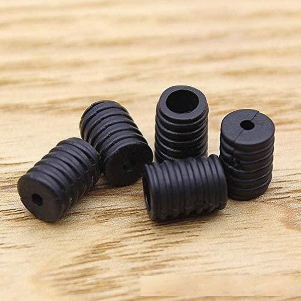 

cord lock white black soft plastic silicone round elastic mask adjustment buckle children elastic adjustment accessories