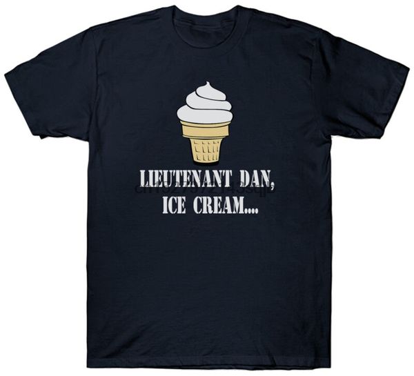 

forest gump t shirt lieutenant dan ice cream funny slogan film movie present
