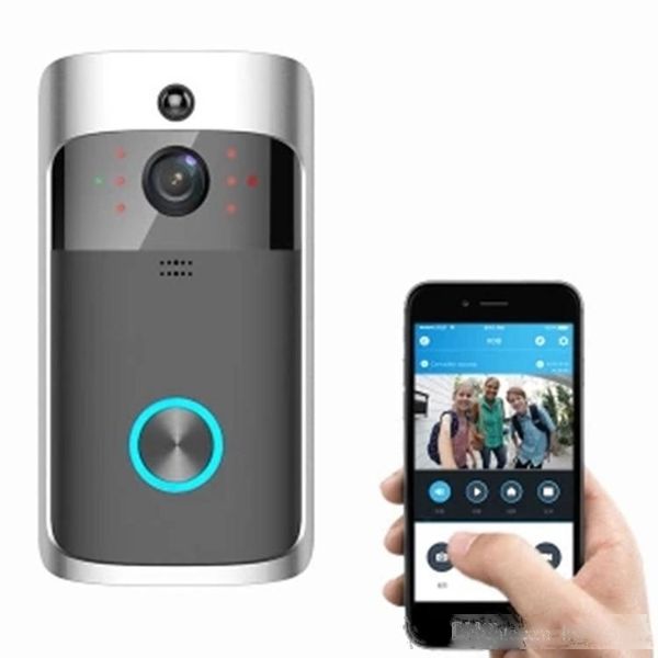 

intelligent wifi video doorbell wireless video doorbell remote home monitoring video voice intercom