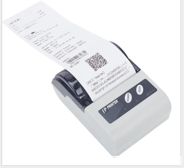 

handheld portable 58mm label printer supermarket barcode self-adhesive printer