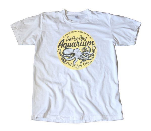 

depoe bay aquarium oregon travel decal t-shirt