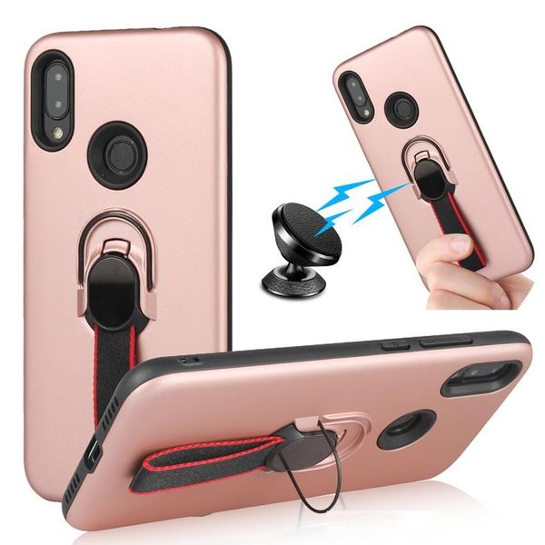 

finger ring bracket stand car magnet shockproof armor case for xiaomi 8 9 pocophone f1 redmi 5 plus note 6 7 pro 6a y3 k20