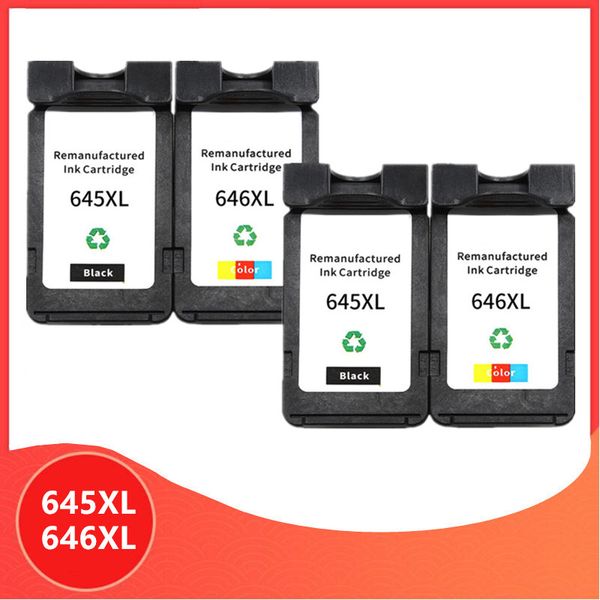 

ink cartridges 4pack pg645 cl646 xl cartridge replacement for canon pg-645 cl-646 pg 645 cl 646 pixma mg2460 mg2560 mg2960 mg2965