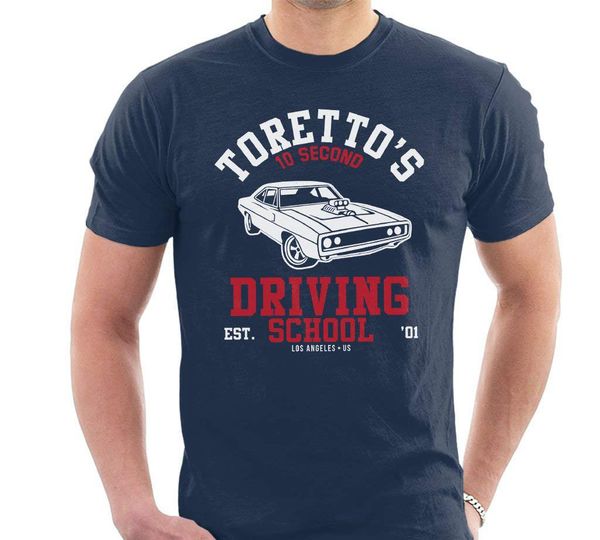 

fast and the furious torettos driving school men's t shirt 2020 summer t shirts for men