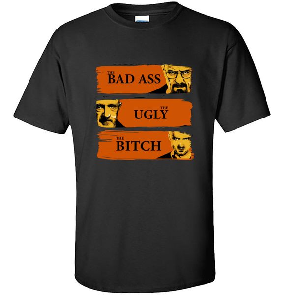 

the good the bad the ugly breaking bad poster t shirt autumn classic print movie tshirts man black sweatshirt chaep clothes