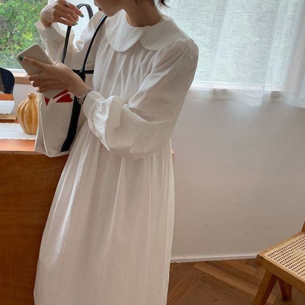 

autumn design cute love asymmetric small round neck pure long sleeve 22976 autumn design cute love dress asymmetric small round neck pure lo, Black;gray