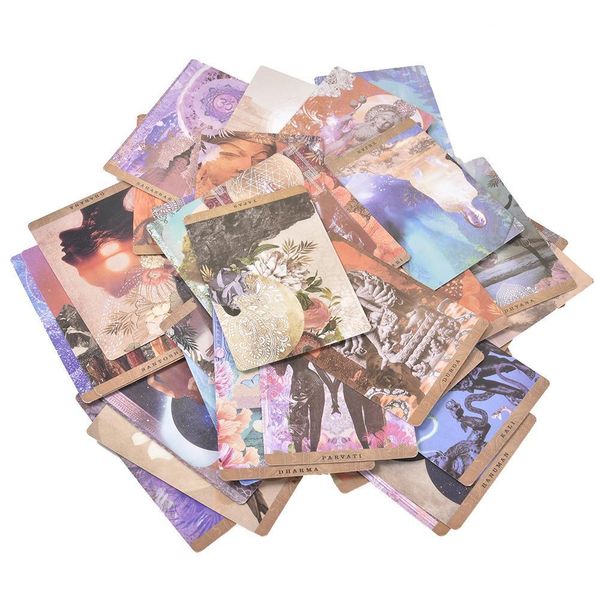 

54pcs йогической путь oracle deck и руководство английский настольные игры card family party развлечения карты таро oracle yxlhml dh_nicesho