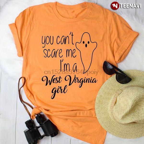 

halloween boo вы наклоняетесь scare me и. м. западная вирджиния девушка t-shirt