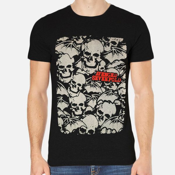 

avenged sevenfold new men t-shirt black одежда 1-a-006 3d мужчины горячие дешевые короткие рукава мужчины футболки