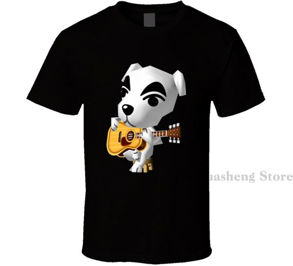 

kk slider animal crossing funny t-shirt mens tee many colors gift new from us 100% cotton men t shirt women tee
