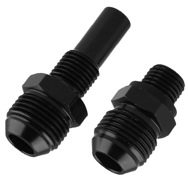 

pair oil cooler adapter for gm 8an 1/4nps 4l80e 97-07