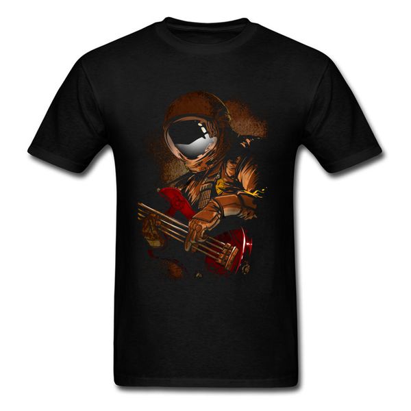 

2018 мужчина тройники астронавт против музыки против bass подростка новизны мультфильм футболки черной моды футболка vintage design мультфил