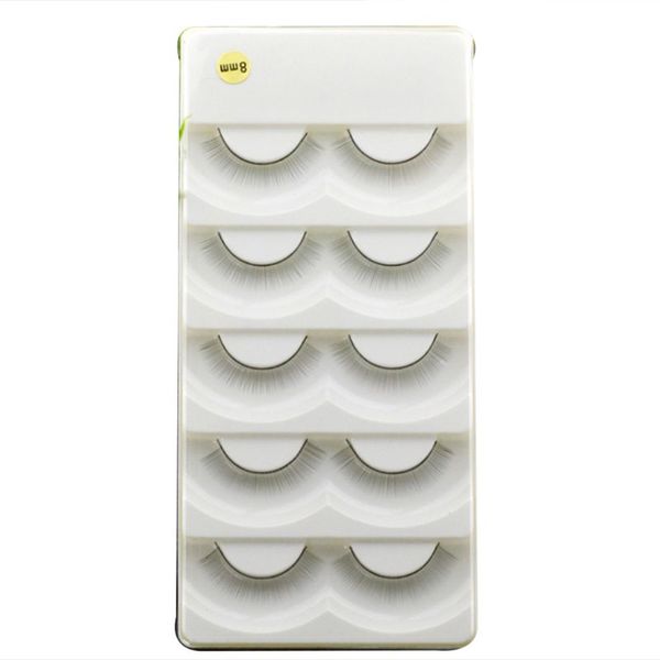 

5 pairs individual handmade training lashes false eyelashes for beginners teaching cosmetic makeup beauty practice tools
