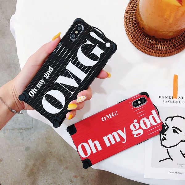 

Phone Shell for iPhone 11/11Pro/11Pro Max XSMAX XR XS/X 7P/8P 7/8 New Fashion Casual Style IPhone Case Black Red 2-Color Available