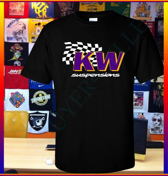

new kw suspension logo t shirt s-2xl car tuning and automobile refinement