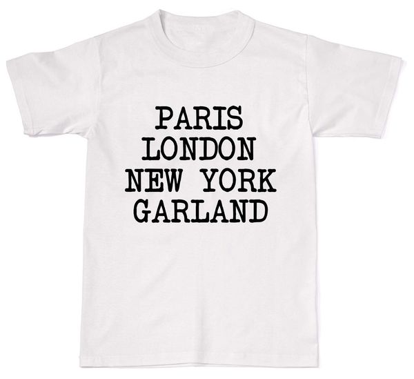 

2019 new york london paris garland usa city mens womens cotton t-shirt