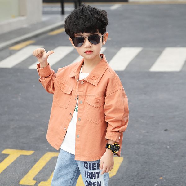 

children clothing spring autumn boys shirt jacket fashion kids boys outerwear bc1009, Blue;gray