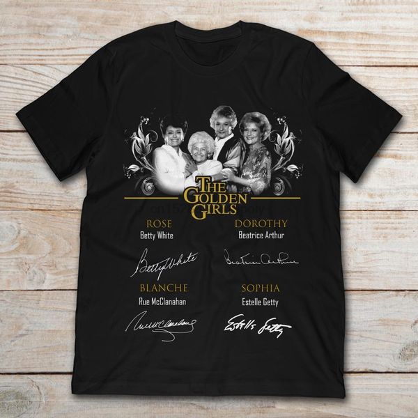 

golden girls подпись членов футболка