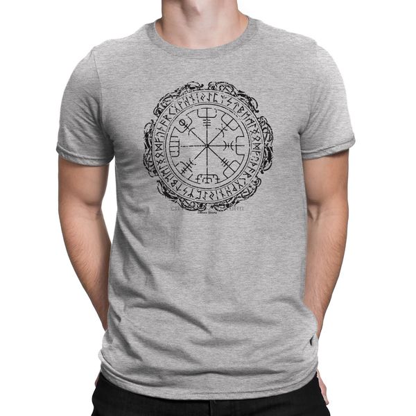 

vegvisir compass symbol mens viking t-shirt icelandic rune nordic norse gift 100% cotton tee shirt wholesale tee