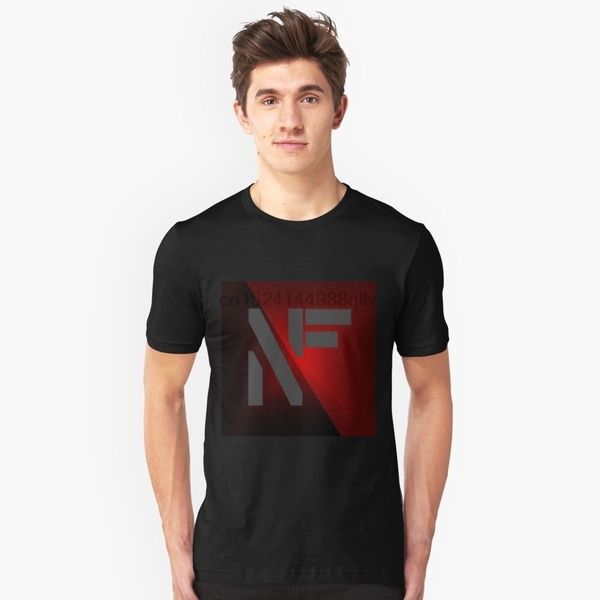 

nf logo men's black men's short sleeved cotton t-shirt