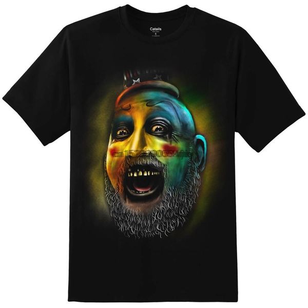 

captain spaulding t shirt closeup house 1000 corpses sid haig scary movie devils cool horror clown killer