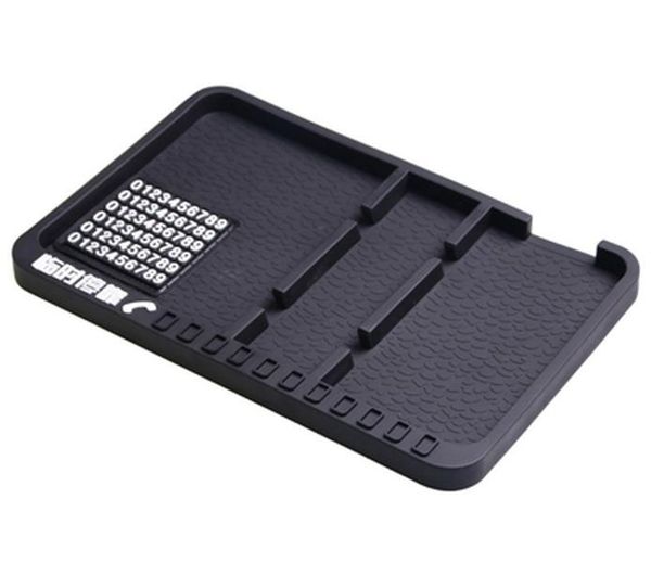 

multi function anti slip mat non slip mat strong sticky car dashboard wall sticker pad powerful magic car sticky with phone number card