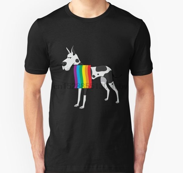 

мужчины тенниска gay pride дог рубашка slim fit майка женская футболка тройники сверху