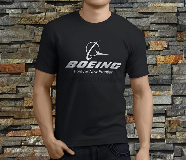 

новые популярные boeing aerospace aviatio мужчины черная футболка размер s-3xl
