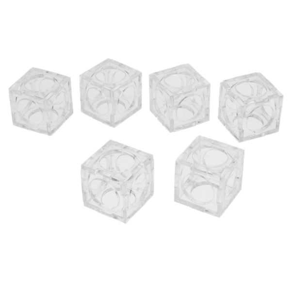 

6 шт aquarium акриловые креветки shelter дом для малого креветки рыба очистить