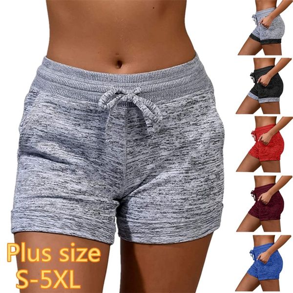 Womens Bottoming Shorts de secagem rápida Calças de Yoga Calças Casuais Cintura Alta Cintura Estiramento Streces Fitness Shorts Roupa das Mulheres