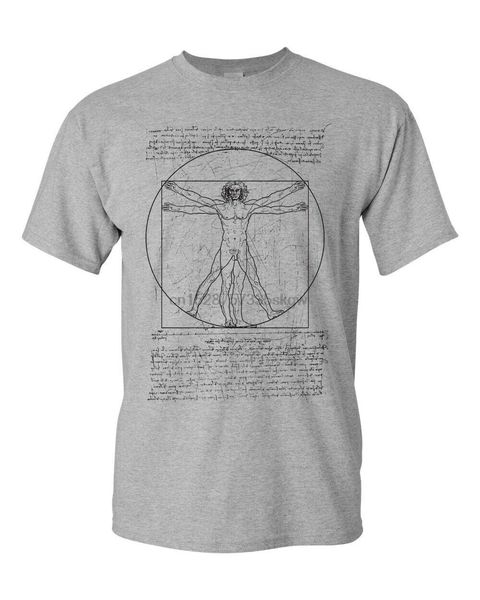 

vitruvian man da vinci mens tee shirt 938
