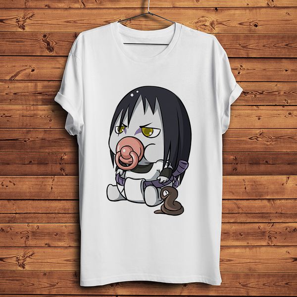 

funny cute baby orochimaru anime tshirt men summer new white casual t shirt short sleeve streetwear naruto manga tee