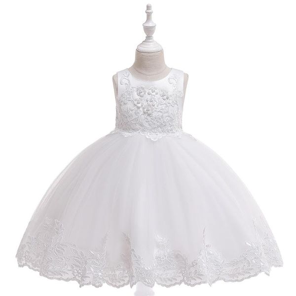

princess flower girl dresses 2020 for wedding lace tulle tutu kids girls pageant dresses birthday party, Red;yellow