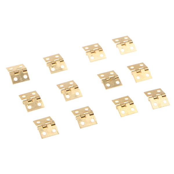 

12x jewelry chest box miniature dollhouse door window cabinet hinge