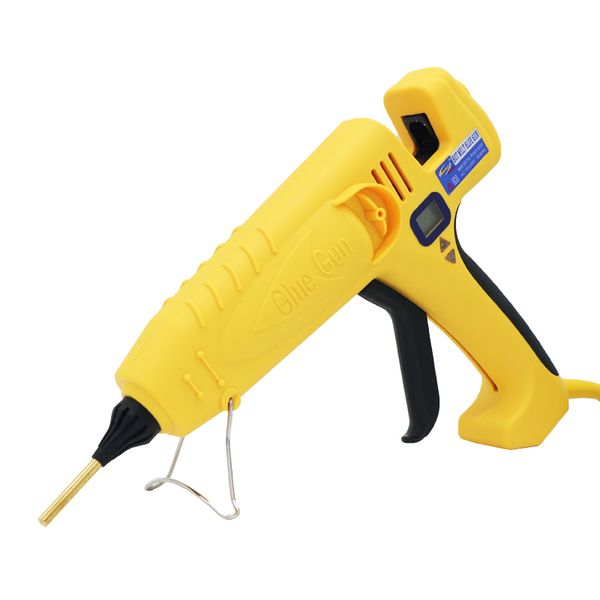 

300w temperature adjustable melt glue gun long copper nozzles industrial professional glue gun for 11mm sticks,1pcs/lot