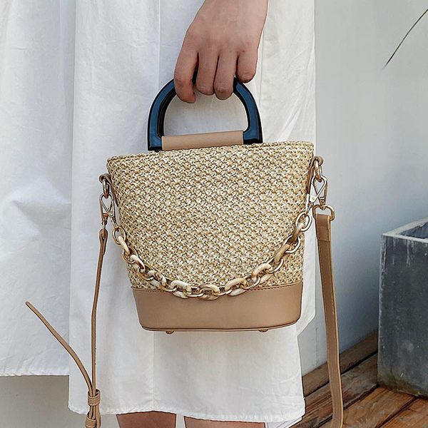 

лето вязание соломенные сумки для женщин 2020 новый дизайн малый пляж crossbody сумки на ремне сумки женщина путешествия сумка сцепления