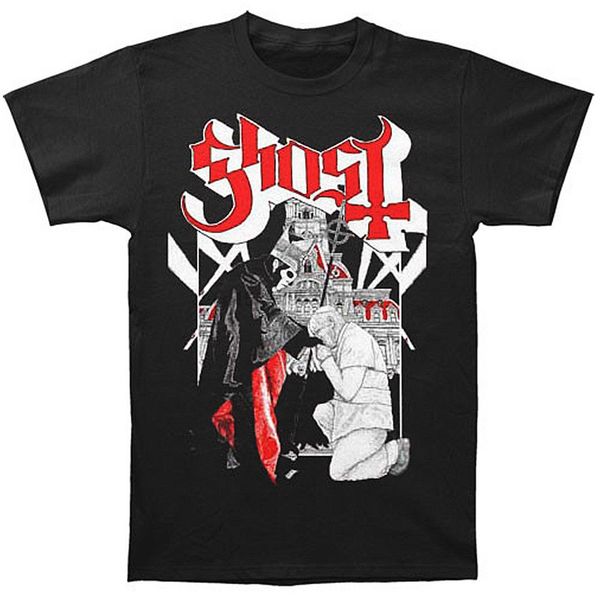 

men t-shirt authentic ghost pope t-shirt black s-2xl new