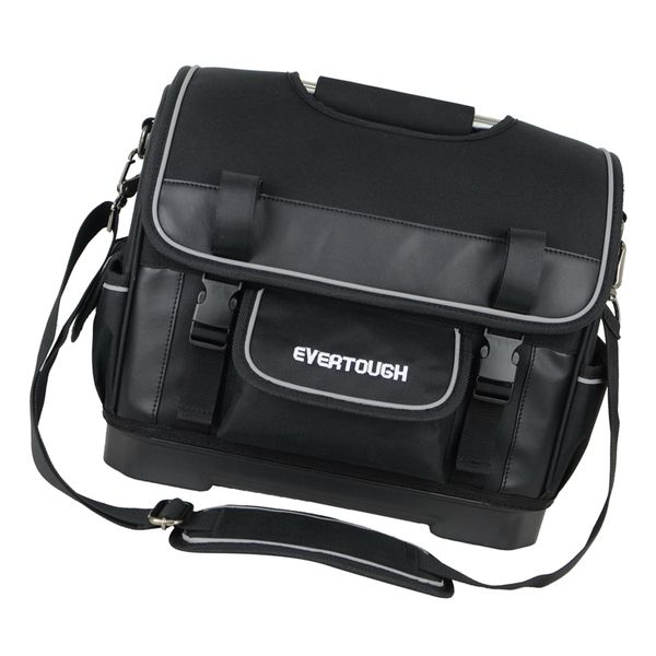 

multifunctional storage tool organizer electrician's bag oxford cloth black