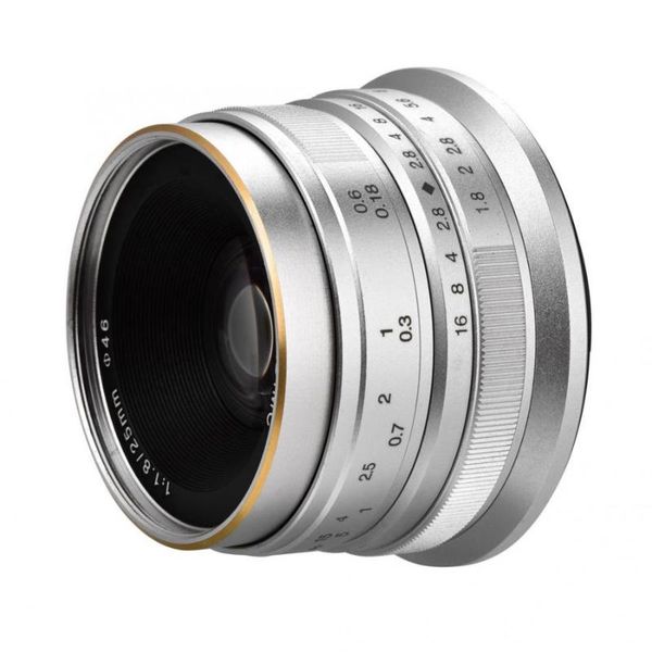 

7artisans 25mm f1.8 camera lens lentille manual aperture focus lens accessory for mirrorless cameras len acc for canon camera