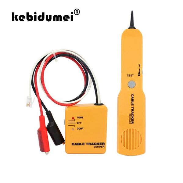 

etworking tools kebidumei handheld telephone cable tracker phone wire detector rj11 line tester portable tool kit tracer rec