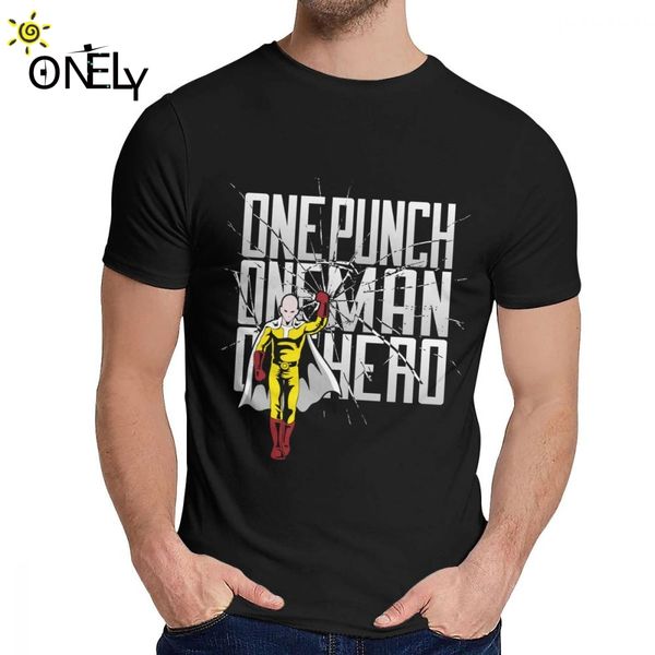 

japanese one punch man hero t-shirt round neck vintage male organic cotton s-6xl plus size tshirt