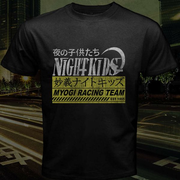 

myogi night kids nakazato initial d drifting team anime manga japan tofu r32 2019 designs men summer cool funny fitness t-shirt