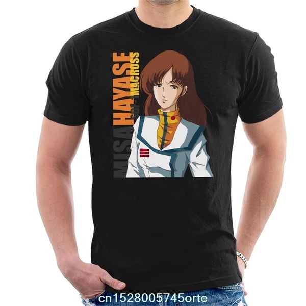 

printed camiseta macross misa hayase men's t-shirt 100% cotton women tee shirt