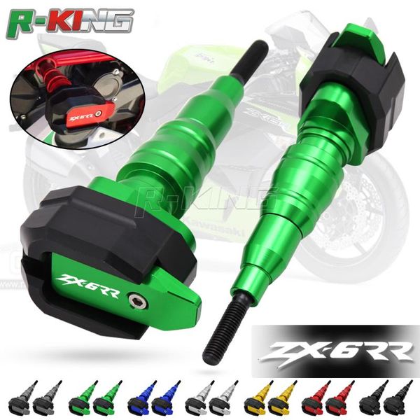

для zx6rr zx 6rr zx6rr 2005-2006 защита мотоцикла рамки slider обтекателя guard анти краш pad protector