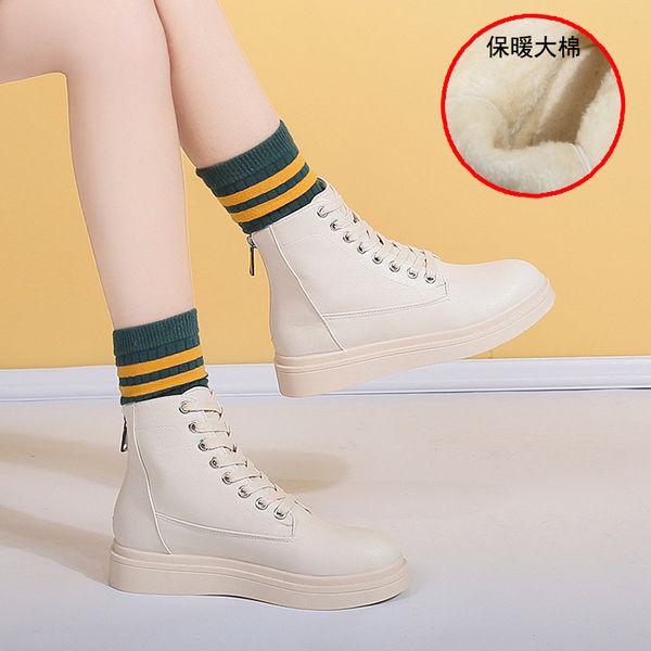 

rock shoes woman luxury designer women's rubber boots winter footwear low heels booties booties ladies boots-women, Black