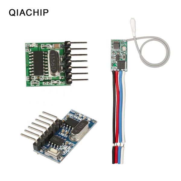 

remote controlers qiachip 433mhz superheterodyne rf transmitter and receiver module controls switch for arduino wireless diy kits